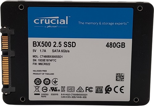 Crucial bx500 ct480bx500ssd1 - crucial,