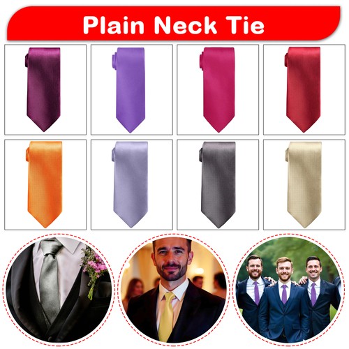 Mens plain classic tie - mens,