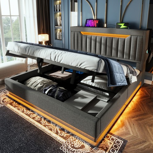 4ft6 double ottoman bed - ottoman,