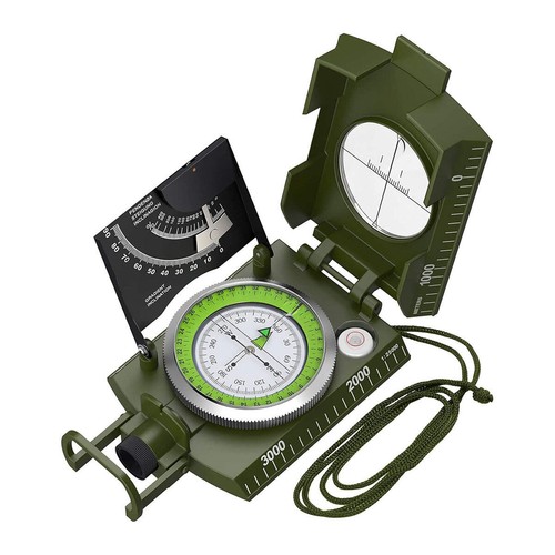 Military style hiking compass - military,
