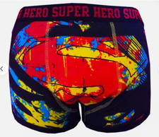 Mens Character Boxer Shorts Cartoon Superhero Novelty Boy Underwear XS S M L XL