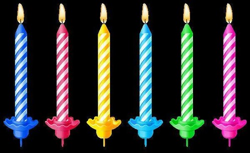 Happy birthday candles - happy,
