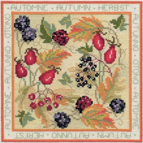 Four seasons autumn cross - four,