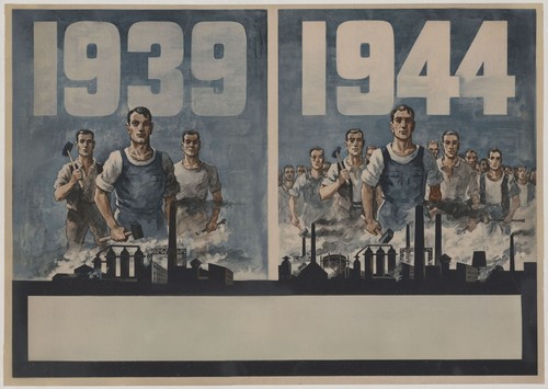 1944 french propaganda vintage - french,