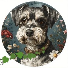 SCHNAUZER Dog LARGE SUNCATCHER