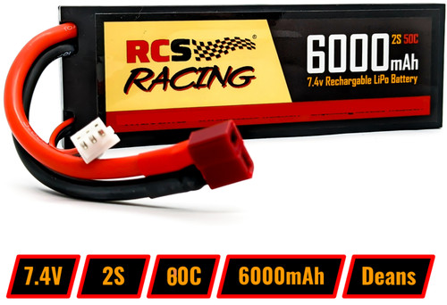 Lipo battery 6000mah - 2s,