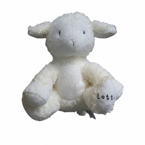 Soft white lamb plush toy - plush, —