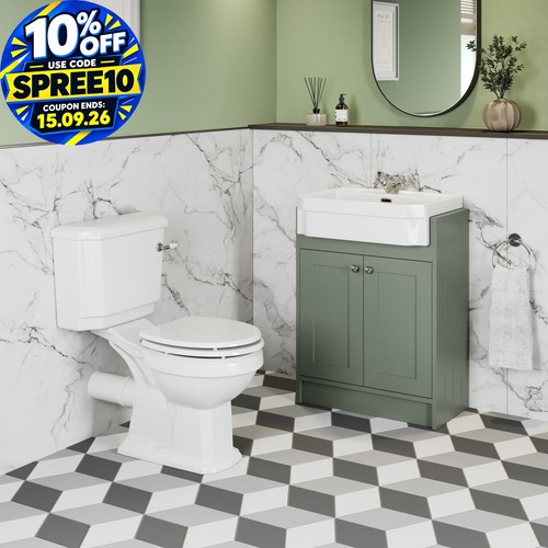 Traditional bathroom cloakroom - traditional,