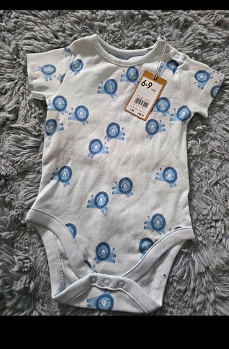 Mothercare white blue lion - mothercare, white/blue