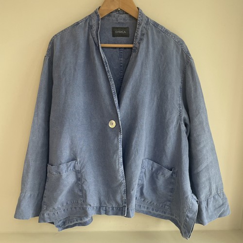 Oska linen jacket size - jacket, 3