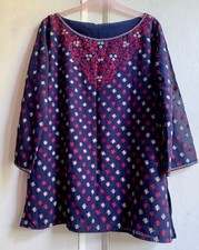 Kaftan Top 18/46 Blue Multi
