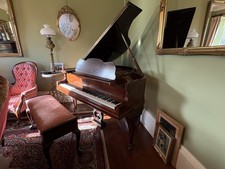 Steck baby grand piano - steck,