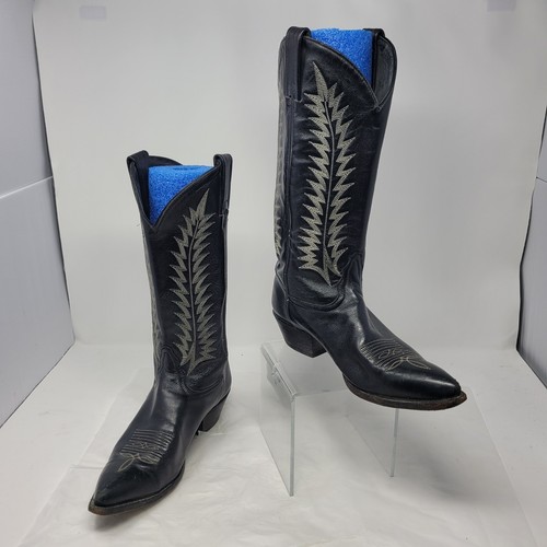 Vtg 70s tony lama black - vtg,