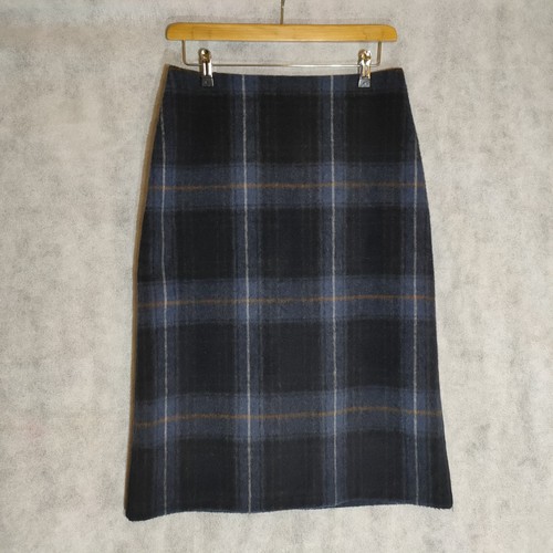 Wool tartan pencil - m&s, skirt