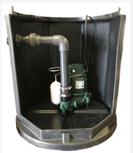 Zoeller sump pump system - pump,