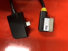 GENUINE AUDI AMI IPHONE 5-13 LIGHTING CABLE LEAD IPOD IPAD 4F0051510AL YELLOW