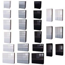 Modern White Grey Black Chest