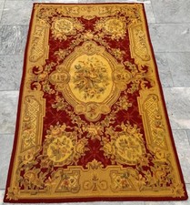 3x5 ft Vintage French Aubusson