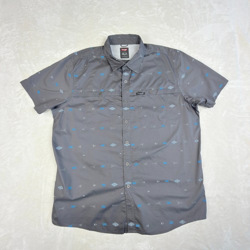 Wrangler shirt mens gray - shirt, xl
