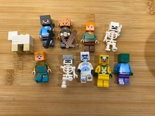 Lego Minecraft x 10 Mini
