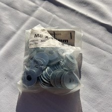 M8 x 25mm Penny Washers Pack of 100 – BZP Zinc Plated Large Repair Washers