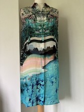 Mary Katrantzou Silk Blue Pink