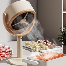 Desktop Portable Small Range Hood Mini Kitchen Exhaust Fan for Indoor BBQ Kitche