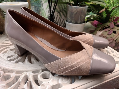 Clarks wide fit mink - by,