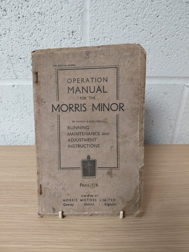 Morris minor operation manual - minor,