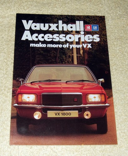 Vauxhall range accessories - vx,