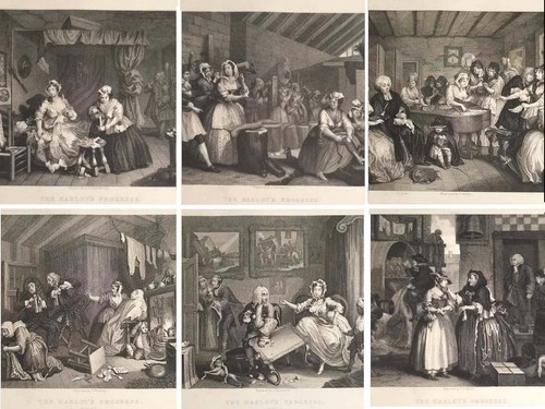 1840 hogarth 6 antique - w., no.