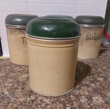 Tala green & cream canister