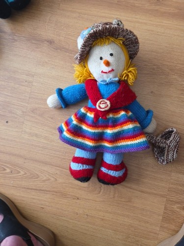 Lady scarecrow with basket - lady, of
