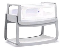 Snuzpod 4 Bedside Crib In Dove Grey 