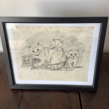 Louis Wain Cat Kittens Sister