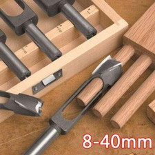 8-40mm Tenon Maker Cutter 13mm Shank Tapered Hardened Drill Bit Plug Drilling