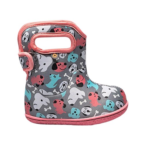 Girls baby bogs puppy grey - bogs,