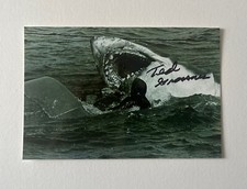 TED GROSSMAN, JAWS, FILM hand signed picture AUTHENTICATED BECKETT
