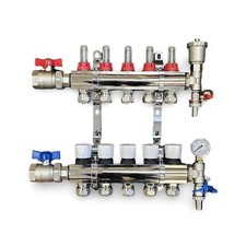 UNDERFLOOR HEATING MANIFOLDS 2-12 PORT HEATING SYSTEM