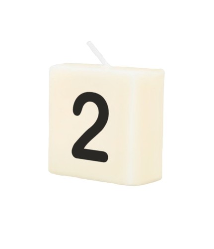 Letter candle - letter, 2