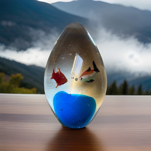 Lovely egg shaped glass - egg,