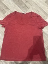 Red Sea salt Cornwall Scoop Neck Gala T Shirt Size 10