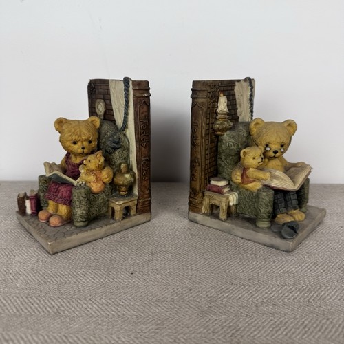Academy teddy bear bookends - teddy,