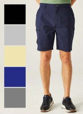 Regatta Mens Dalry Multi Pocket Ripstock Shorts Navy Black Beige Grey RRP £35