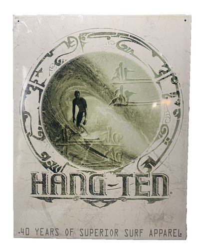 Hang ten metal surf - ten, sign...40