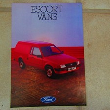 FORD ESCORT 1.1 OHV 35 1.3 OHC 55 Popular Mark 3 MK3 Van Brochure September 1983