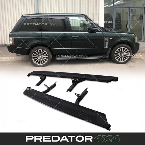 Black running boards - black, side