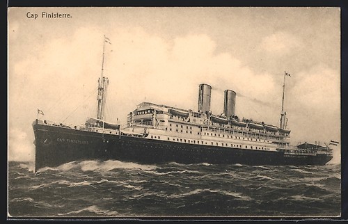 Postcard cap finisterre - cap,