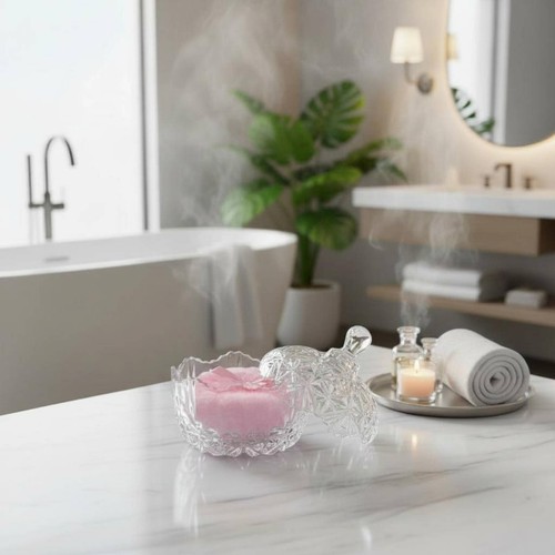 Pieces body powder - puff, and