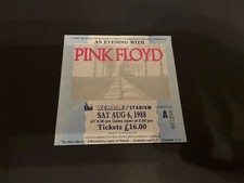 Pink Floyd Ticket 1998